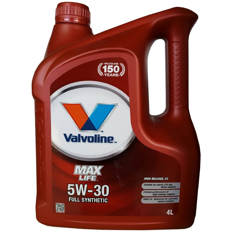 Olej VALVOLINE MAXLIFE C3 5W30 4L