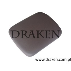 Pokrywa podłokietnika S40 II 2004-2012 bordo/brąz