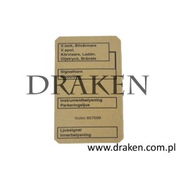 Tabliczka informacyjna skrzynki bezpieczników 120 130 220, PV, Amazon 2