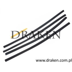 Komplet listew zgarniających do szyb w drzwiach 200