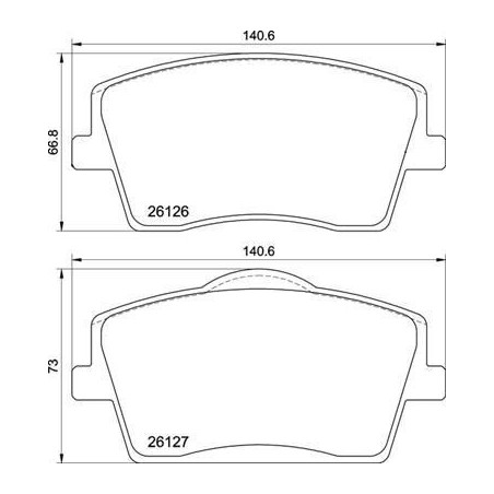 Klocki hamulcowe przód XC40 ORYGINAŁ VOLVO