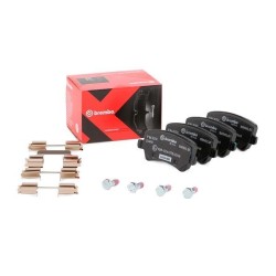 Klocki hamulcowe tył S60 II, S80 II, V60, V70 III, XC70 II, XC60 (elektroniczny ręczny, tarcze wentylowane) BREMBO