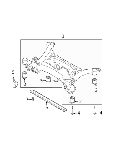 Poduszka ramy tylnej belki  XC40, FEBI
