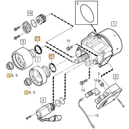 Zestaw naprawczy HALDEX AOC S40 II, V50, S60 II, S60 S80 I II, V60, V70 II III, XC70 I II,XC60 XC90 VOLVO 3 i 4  gen