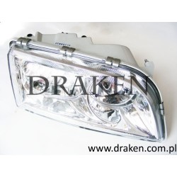Reflektor przedni - S40,V40 2001-03 (chromowana ramka) P