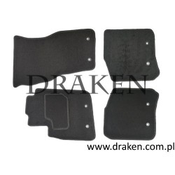 Komplet dywaników welurowych S40, V40 1999-2004 CLASSIC CZARNY